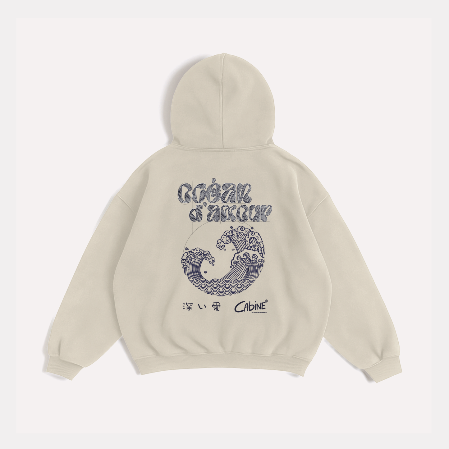 Hoodie Océan d'amour